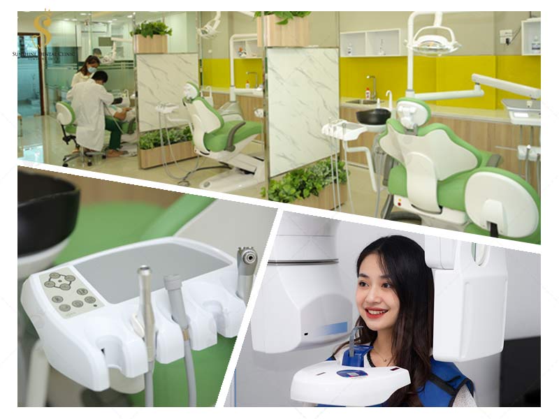 Nha khoa Sunshine Dental Clinic luôn sở hữu các trang thiết bị, máy móc công nghệ hiện đại