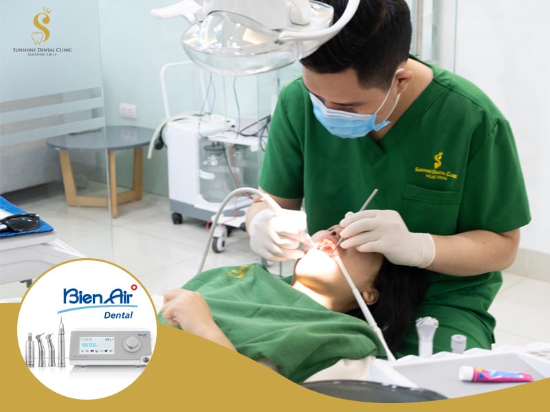 Tay nghề bác sĩ và công nghệ Bien Air giúp quá trình nhổ răng khôn mọc ngầm diễn ra nhẹ nhàng, ít sưng đau